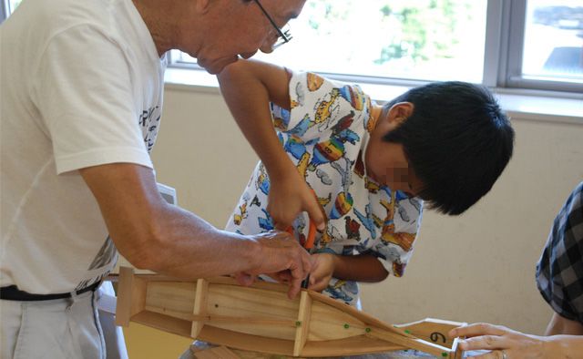 浦安市郷土博物館
親子舟づくり教室