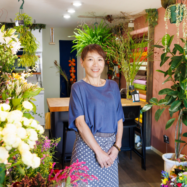 花屋 VEDETT 布施裕美さん