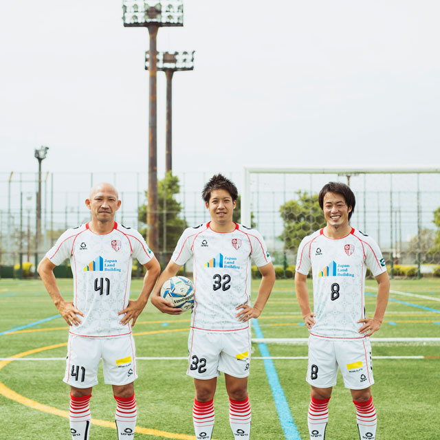 東京23FC　土屋征夫さん・唯井竣平さん・渡邉敬人さん