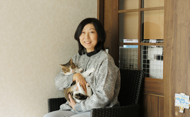 猫の館 ME 猫実館　小倉則子さん