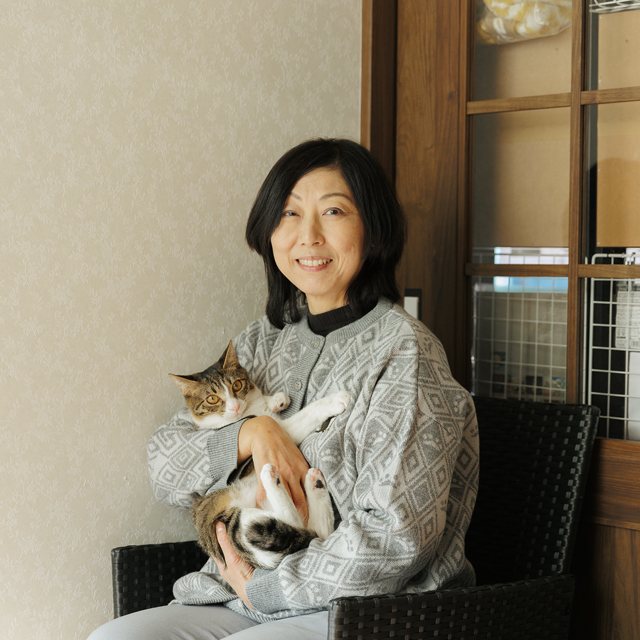 猫の館 ME 猫実館　小倉則子さん