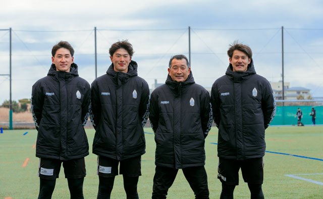 ブリオベッカ浦安・市川　都並敏史さん　富塚隼さん　富田英寿さん　清水勇貴さん