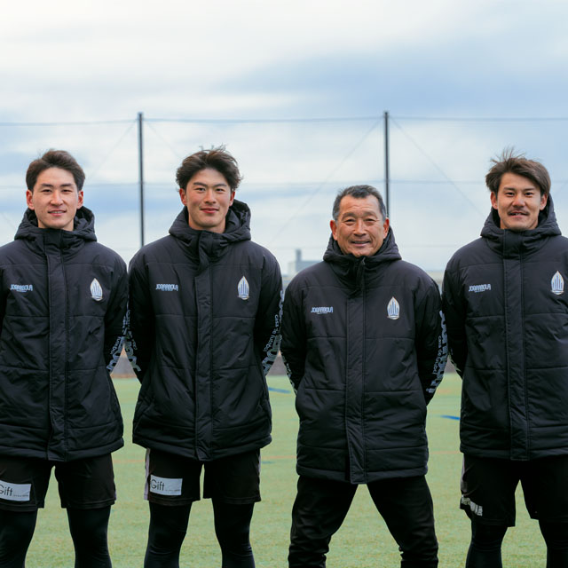 ブリオベッカ浦安・市川　都並敏史さん　富塚隼さん　富田英寿さん　清水勇貴さん