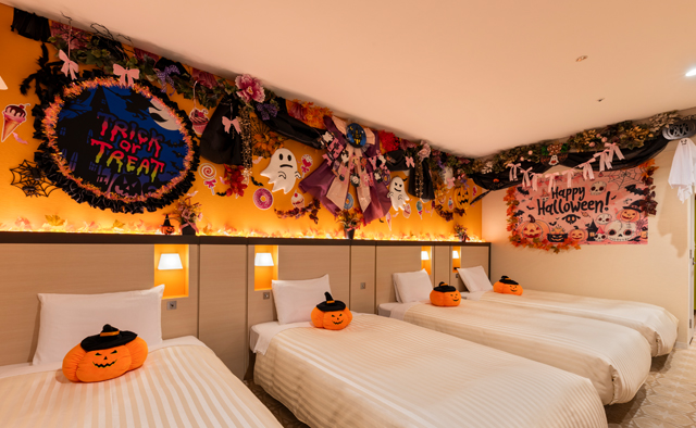 ハロウィーンルームもお得な価格で宿泊〈三井ガーデンホテルプラナ東京ベイ〉