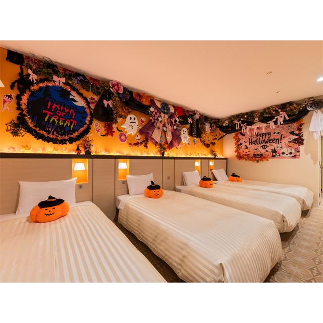 ハロウィーンルームもお得な価格で宿泊〈三井ガーデンホテルプラナ東京ベイ〉