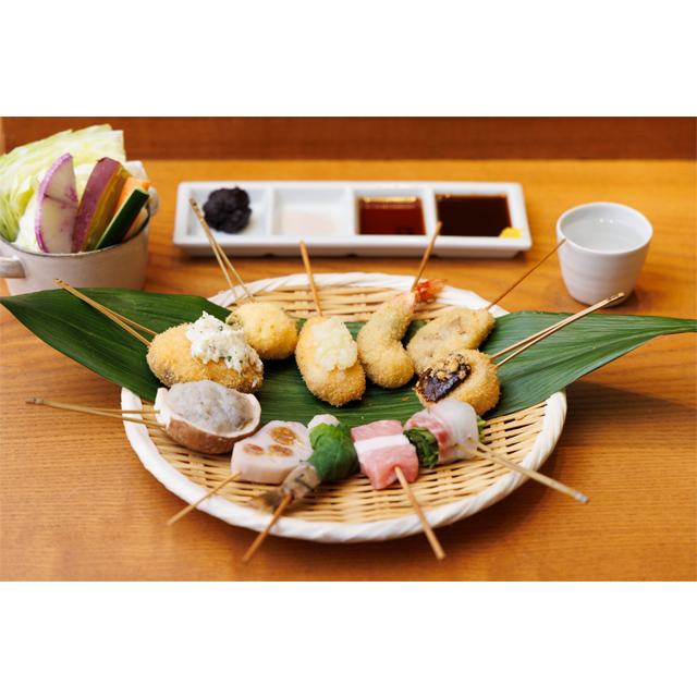 味わって食べたいこのお店のこの1品〈串あげ青田風〉