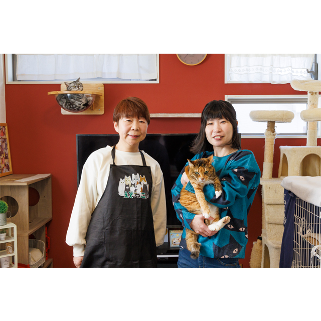 えどねこ　亀井靖子さん　山本紗美里さん　