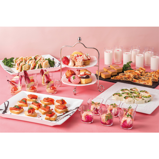 イチゴ×桜で春を満喫！舞浜ビューホテル by HULICのアフタヌーンティービュッフェ「Petale de Fraise (ペタル・ドゥ・フレーズ)」