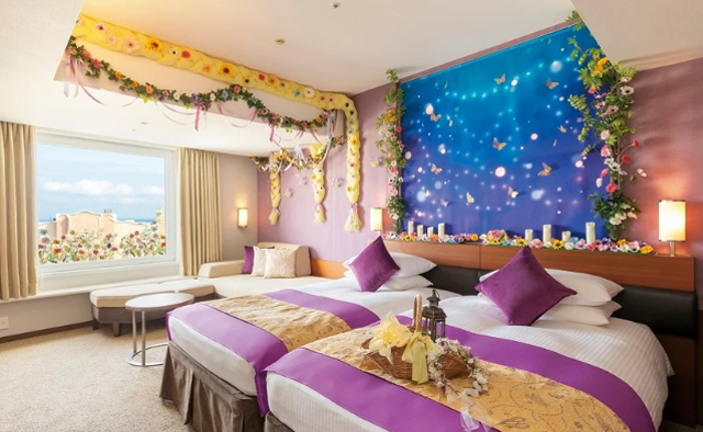 舞浜ビューホテル by HULICの色とりどりの花々が咲き誇る森の中をイメージしたコンセプトルーム「グローイングフラワールーム」が好評につき販売延長!